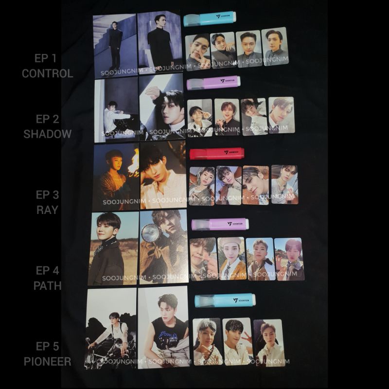 SEVENTEEN - FACE THE SUN PHOTOBOOK VERSION PHOTOCARD POSTCARD HIGHLIGHTER PC ONLY