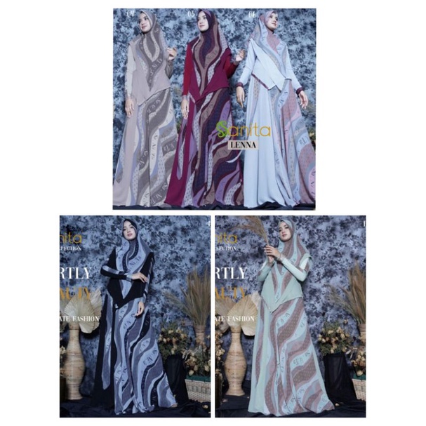 Gamis SANITA/gamis mewah/Sanita original/Gamis simple/Gamis murah/Gamis rompi