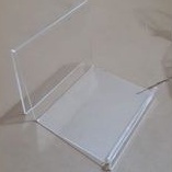 Akrilik stand display tas 2mm size sedang dan besar  | Akrilik standing tas murah / Acrylic tas seserahan pajangan murah