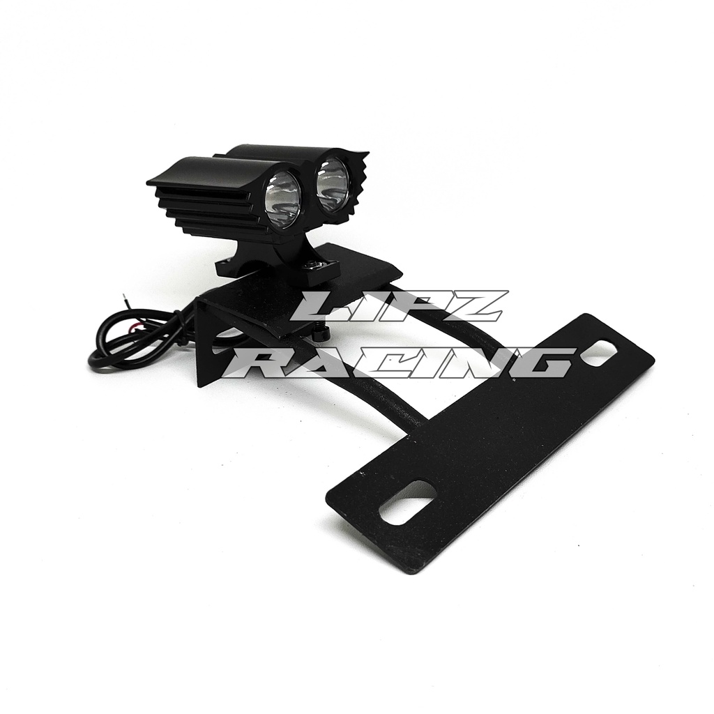 PAKET LAMPU TEMBAK / LAMPU SOROT VARIASI MOTOR RX-KING MODEL OWL 2MATA &amp; 3MATA  8-85V / 4W-6W