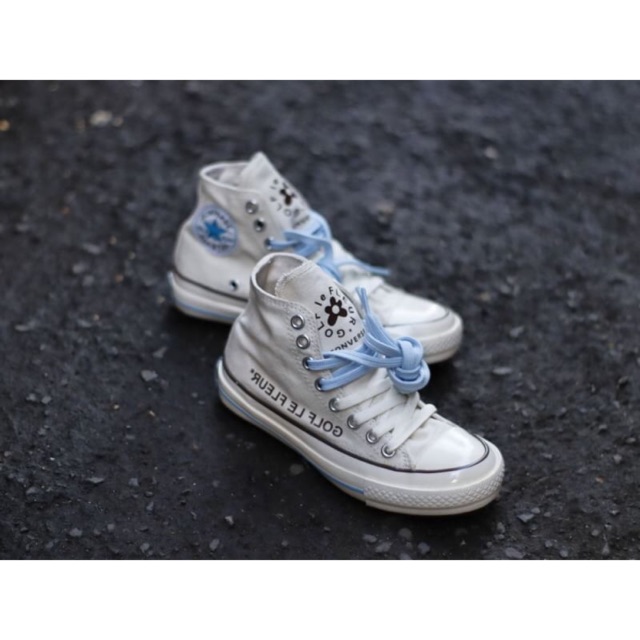 FREE KAOS KAKI SEPATU KETS WANITA CONVERSE ALLSTAR GOLF LE FLEUR