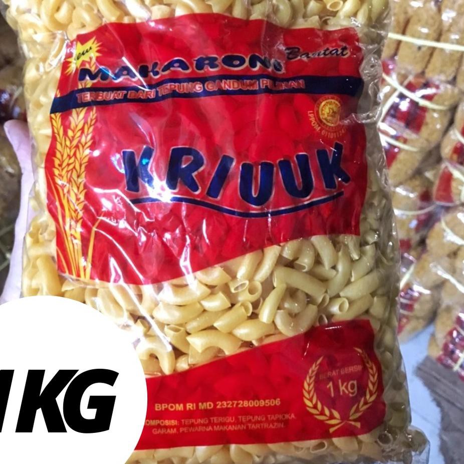 

SH5✵ MAKARONI BANTET MURAH / MAKRONI MURAH / MAKARONI MENTAH / MAKRONI BANTAT KUNING KRIUK 1 KG Pas