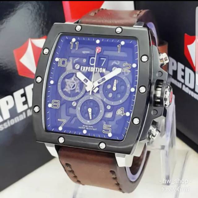 Jam Tangan Pria Expedition 6659 Silver Original