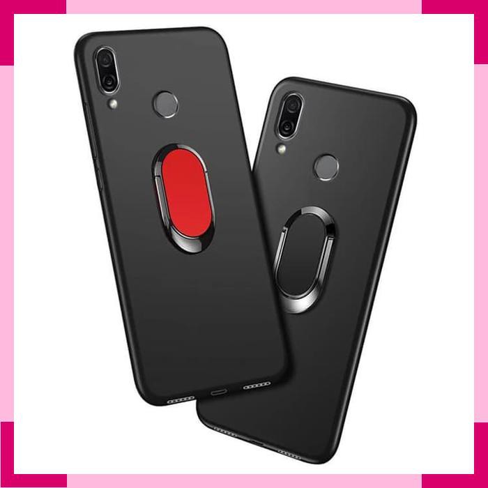 Case Lenovo K5 Pro Softcase Doff Hitam Holder Magnetik Myuser