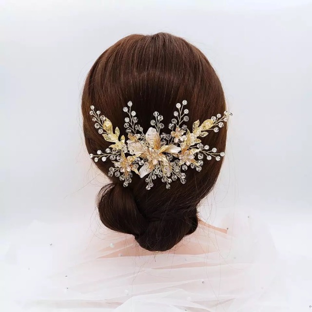 Lovisa haircomb sirkam gold silver wedding hair accessories aksesoris rambut pesta pernikahan hairdo