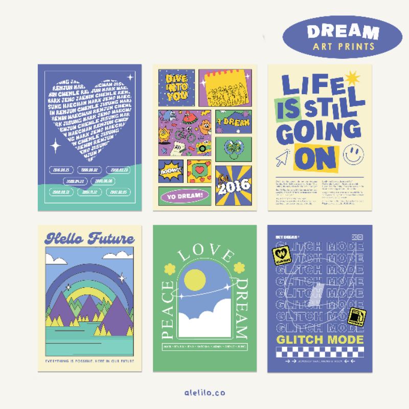 NCT DREAM ART PRINT / WALL DECOR / POSTER