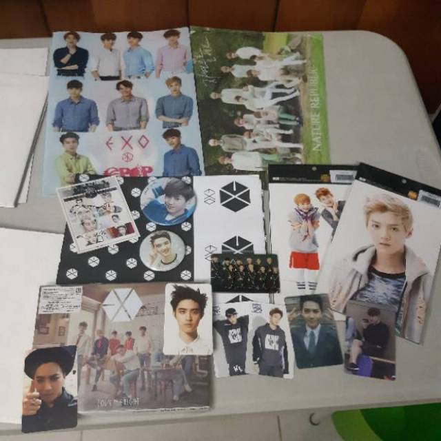 Paket Exo Album + Photocard Love Me right exodus overdose