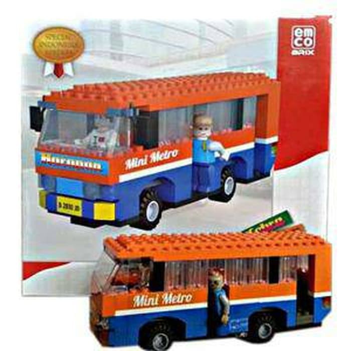 Lego Emco Brix Metro Mini Special Indonesia Edition Original