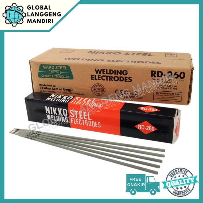 Kawat Las nikko RD260 4.0mm (5KG)/ RD 260 4.0 MM