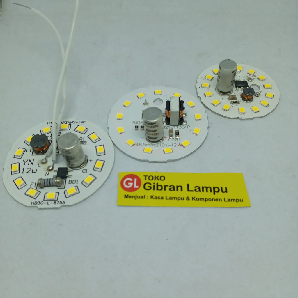 PCB Mata Lampu LED 12w Tanpa Driver - Mata LED AC Langsung 220V (BM)