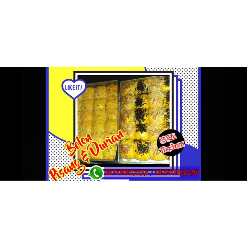 

Bolen Pisang Coklat Keju | GCA Bolen