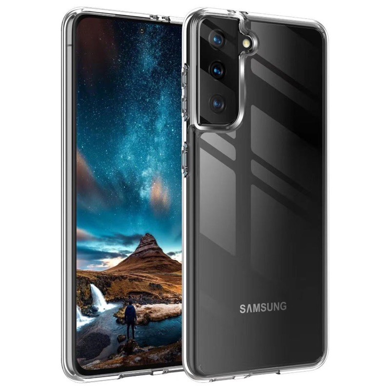 Case SAMSUNG S21 ULTRA S21 PLUS / IPhone 11 Pro Max / 11 Pro / XR / XS max GLASS TRANSPARAN