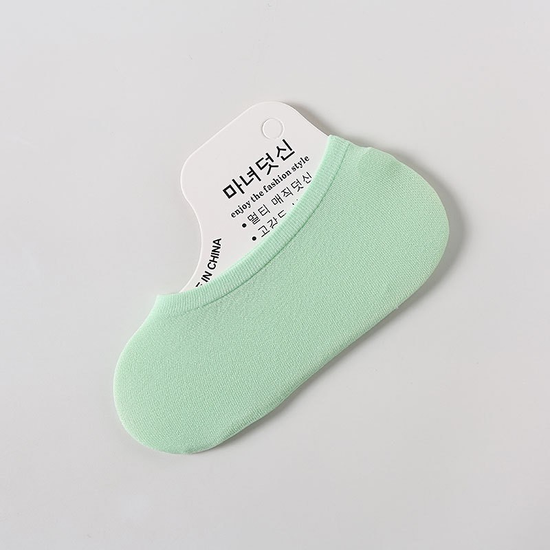 MURMURE.ID | KAOS KAKI HIDDEN SOCKS PRIA WANITA POLOS BAHAN BREATHABLE KAOSKAKI PENDEK CS037-HIJAU