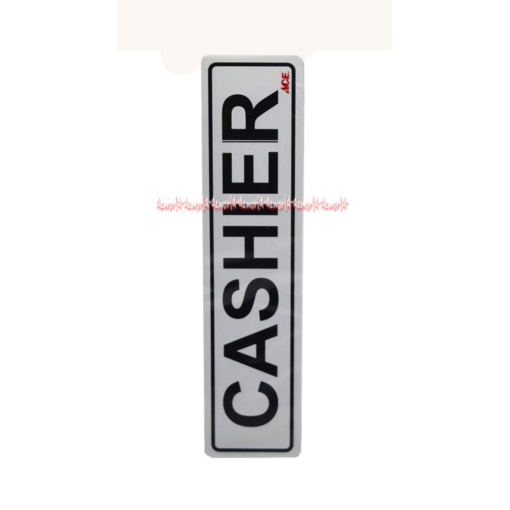 Kris Stiker Cashier Kasir Sticker Casier Mudah Diaplikasikan Pada Metal Kaca Atau Plastik Krisbow Ace Kasirs Warna Silver