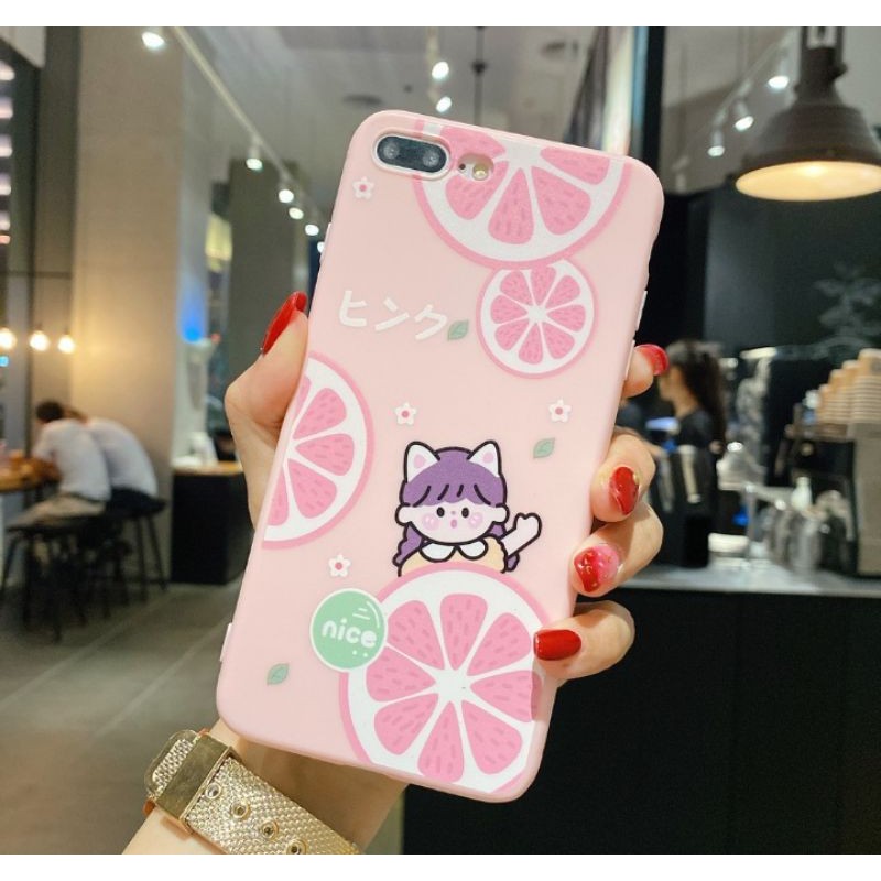 softcase casing handphone realmi 5 pro pink