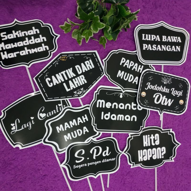 Properti Photobooth Pernikahan