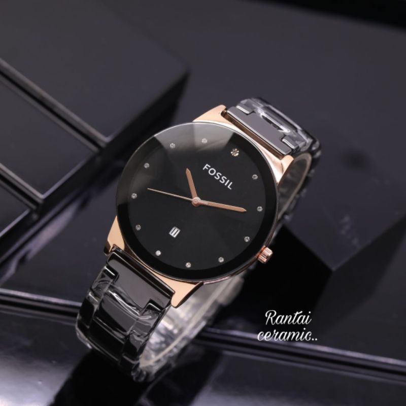 tokogian#Jam Tangan Fsl Tali Rantai Keramik