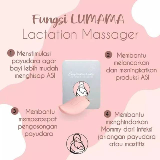 Lumama Lactation Massager- Alat Pijat Pelancar Asi