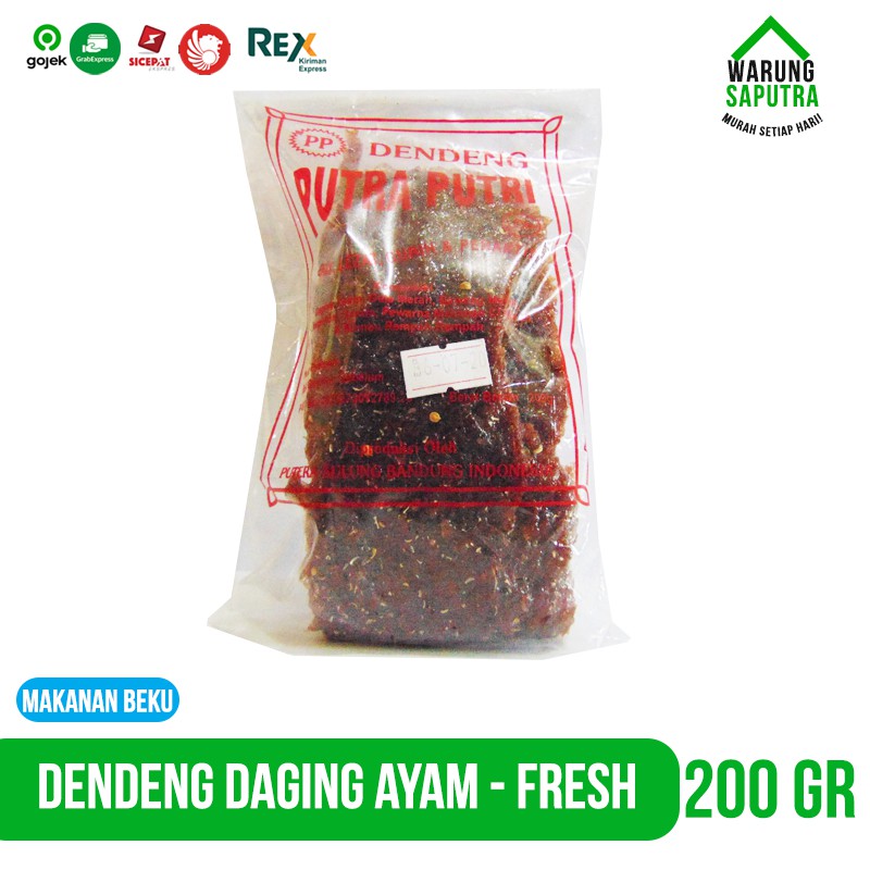 

Dendeng Daging Ayam Cap Putra Putri 200g