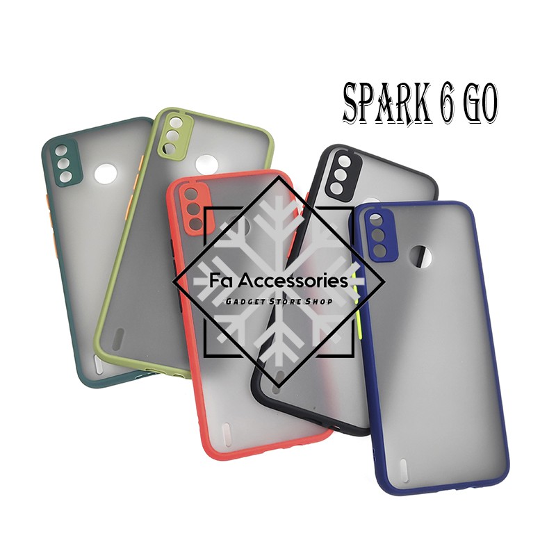 FA Phone soft Case TECNO SPARK 5 5PRO 6 6GO softcase casing shock proof PRO GO