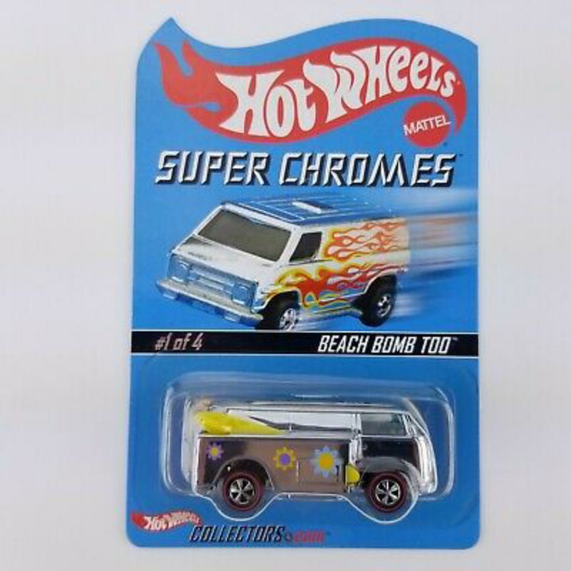 Hotwheels RLC Beach Bomb Too Silver Super Chromer