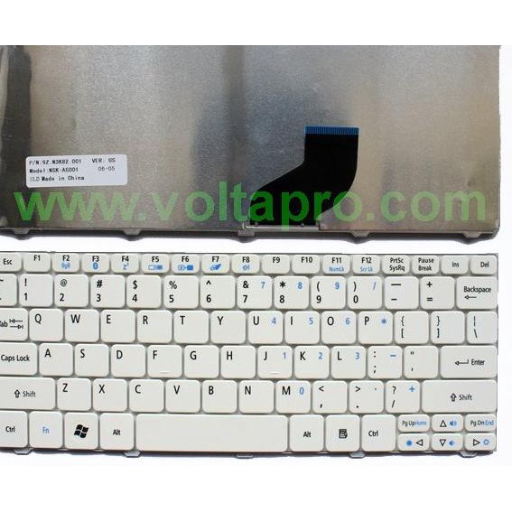 ℮ Keyboard Acer Aspire One Happy D255 AO255 AO257 D260 D270 AO532H AO521 ❉