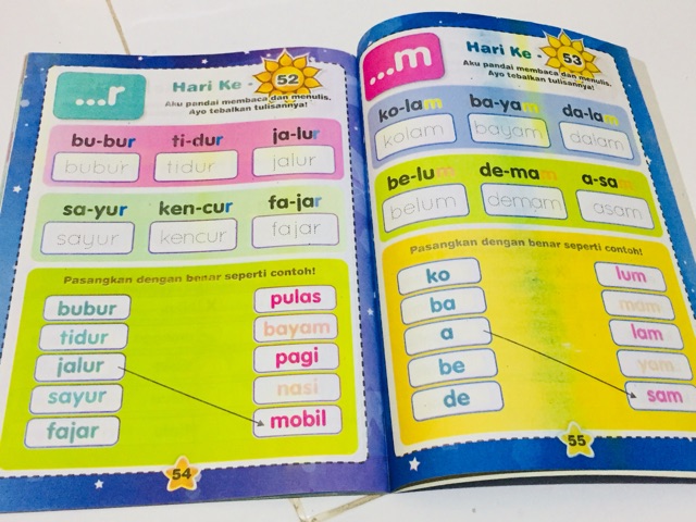 Buku Anak - Aku Pandai Membaca Dan Menulis Untuk TK dan PAUD