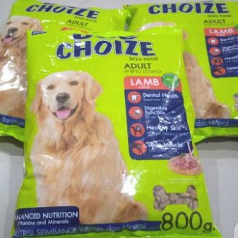 grab/gojek makanan anjing dog choize lamb 20kg - dog food murah 20kg