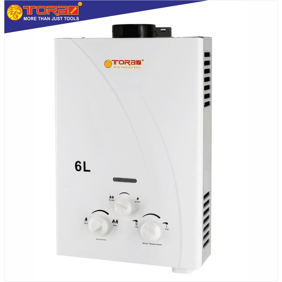 TORA Gas Water Heater - Pemanas Air 6 Liter Gas LPG GWHGA