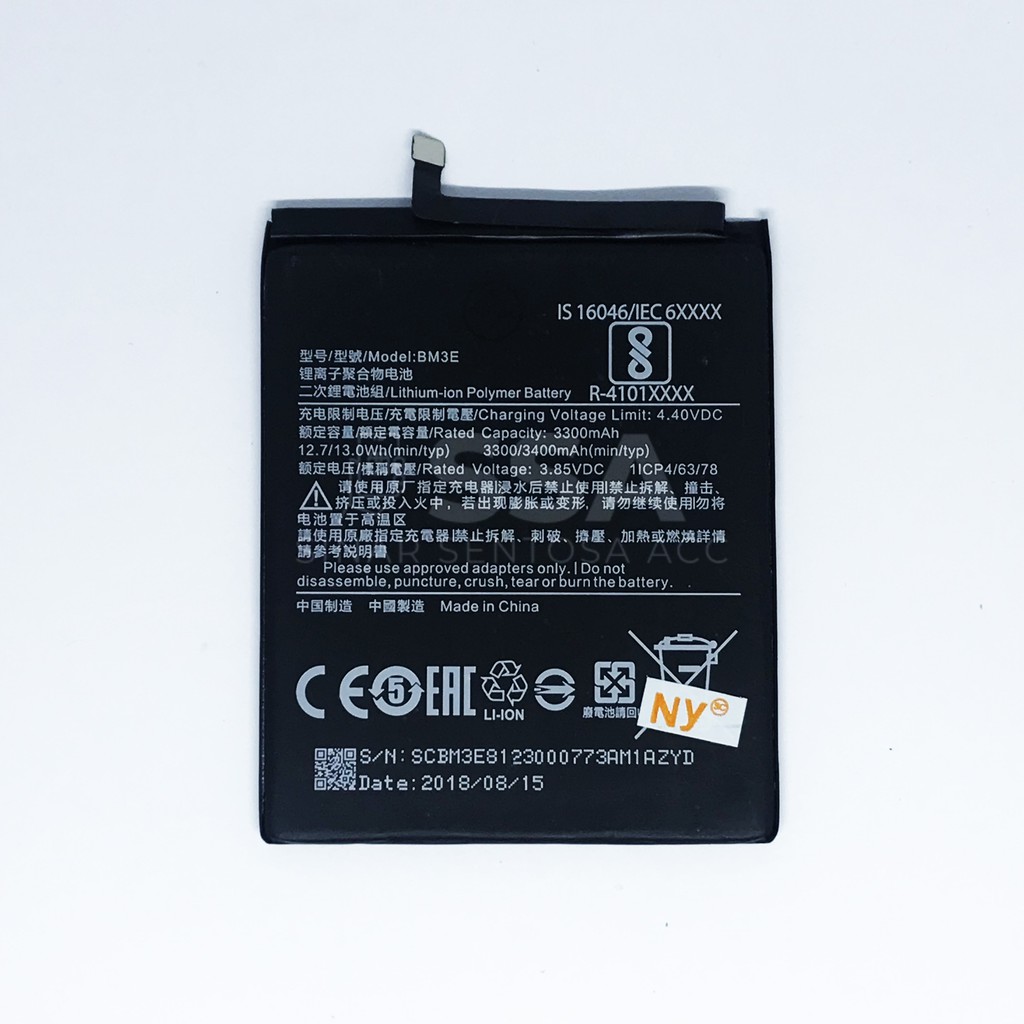 Baterai XIaomi BM3E Mi8 Mi 8 Original OEM Batu Batre Battery Batrai Ori BM 3E Xiao Mi Redmi