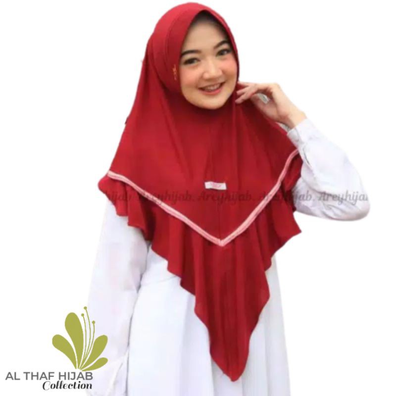 JILBAB INSTAN AREY HIJAB BERGO JERSEY SUPER PREMIUM