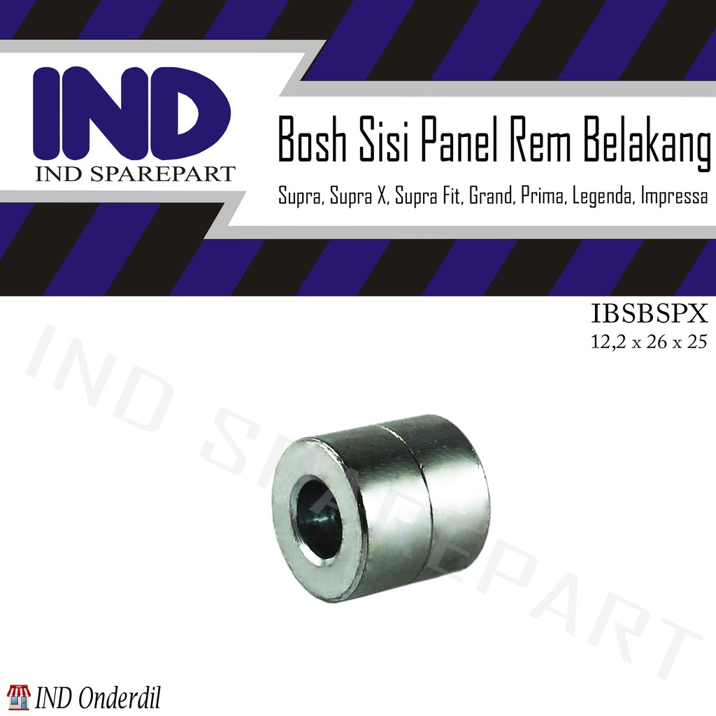 Bosh-Bos Roda-Panel Rem Belakang Luar Sisi Kanan Grand/Prima/Star