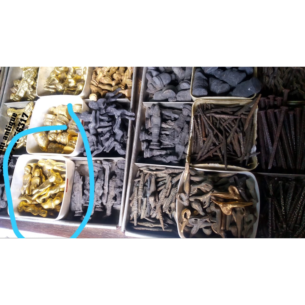 barang antik Tuyul berdiri kuningan satuan FX0012