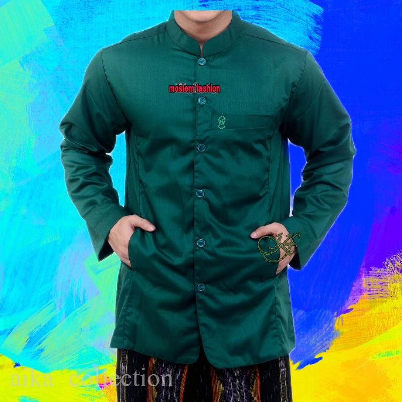 Baju Koko SemiJass Terompah Koko Haibah koko Habaib Lengan Panjang Toyobo koko melayu koko mandarin