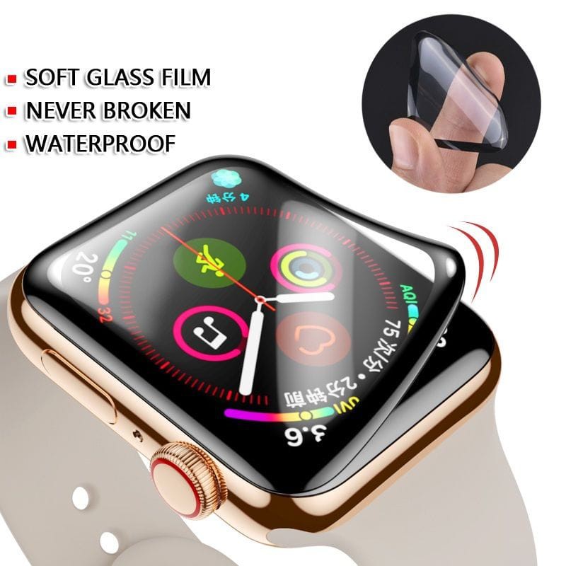 Hydrogel Full Cover Apple Watch Ukuran 3.8/4.0/4.2/4.4mm Seri 1/2/3/4/5/6/SE