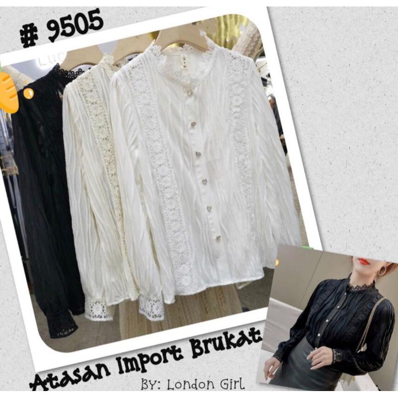 Atasan brukat import 9505 by London Girl