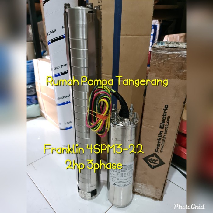 POMPA SUBMERSIBLE SATELIT FRANKLIN 2HP 3PHASE 380 VOLT