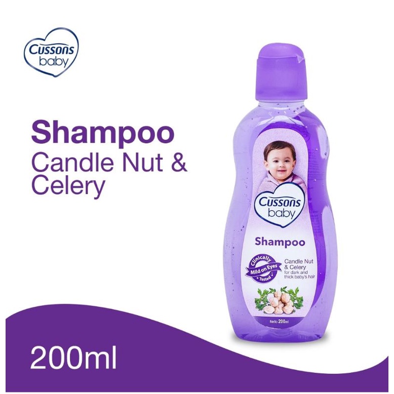 CUSSONS BABY Shampoo Candlenut &amp; Celery 200 ml