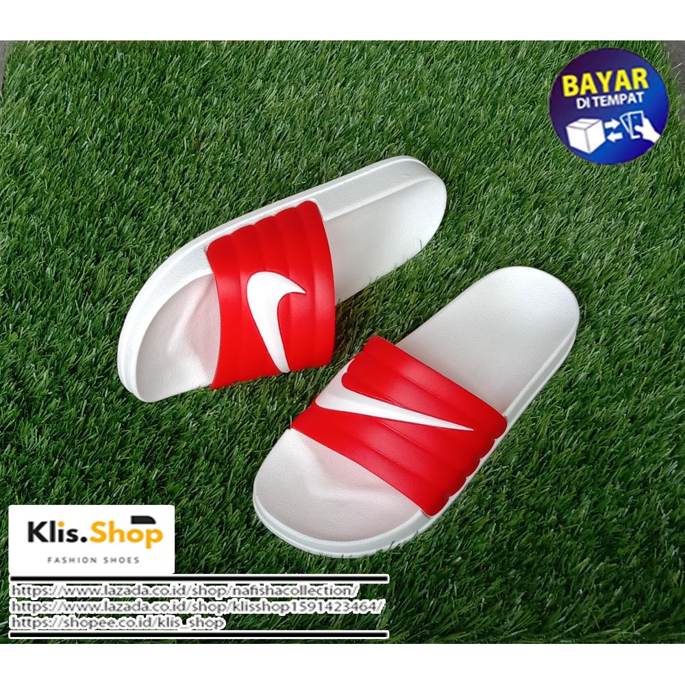 klis_shop sandal pria dan wanita sandal niike terbaru / sandal ternyaman/ sandal nyantai