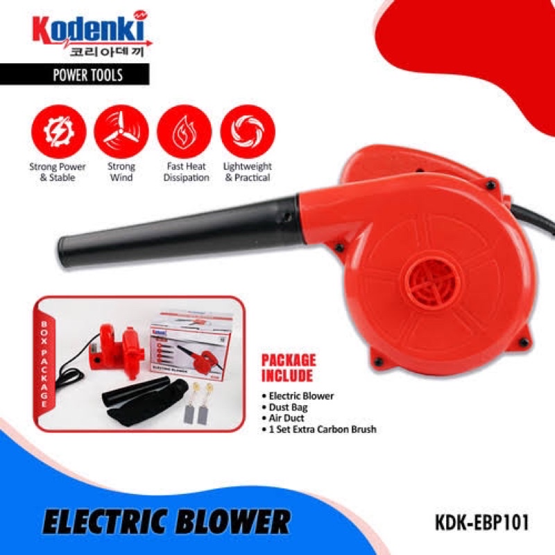 KODENKI EBP101 Mesin Blower Tangan Dryer Pet Pembersih Debu Listrik