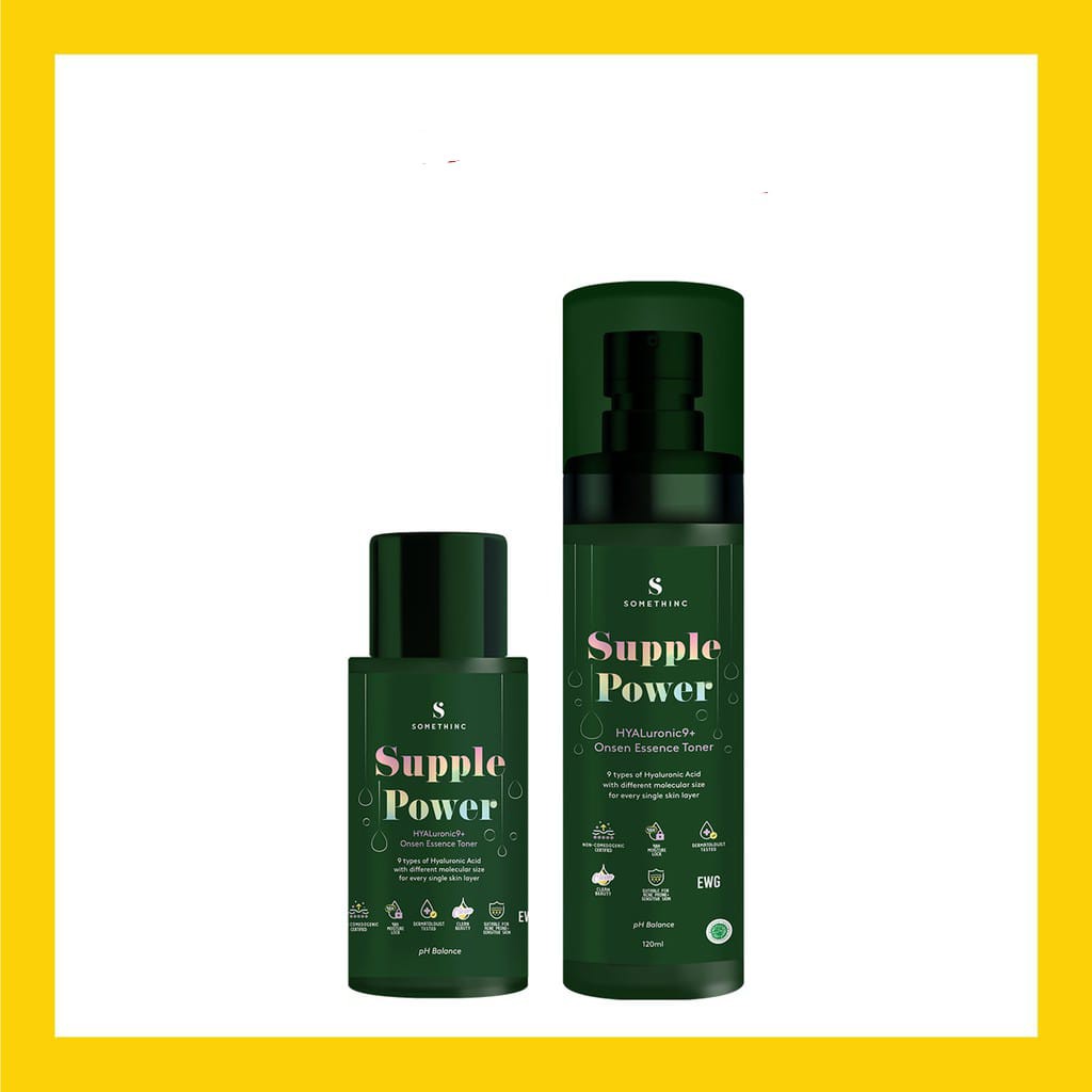 SOMETHINC SUPPLE POWER Hyaluronic9+ Onsen Essence Toner 40ml | 120ML ~ ORIGINAL 100 %
