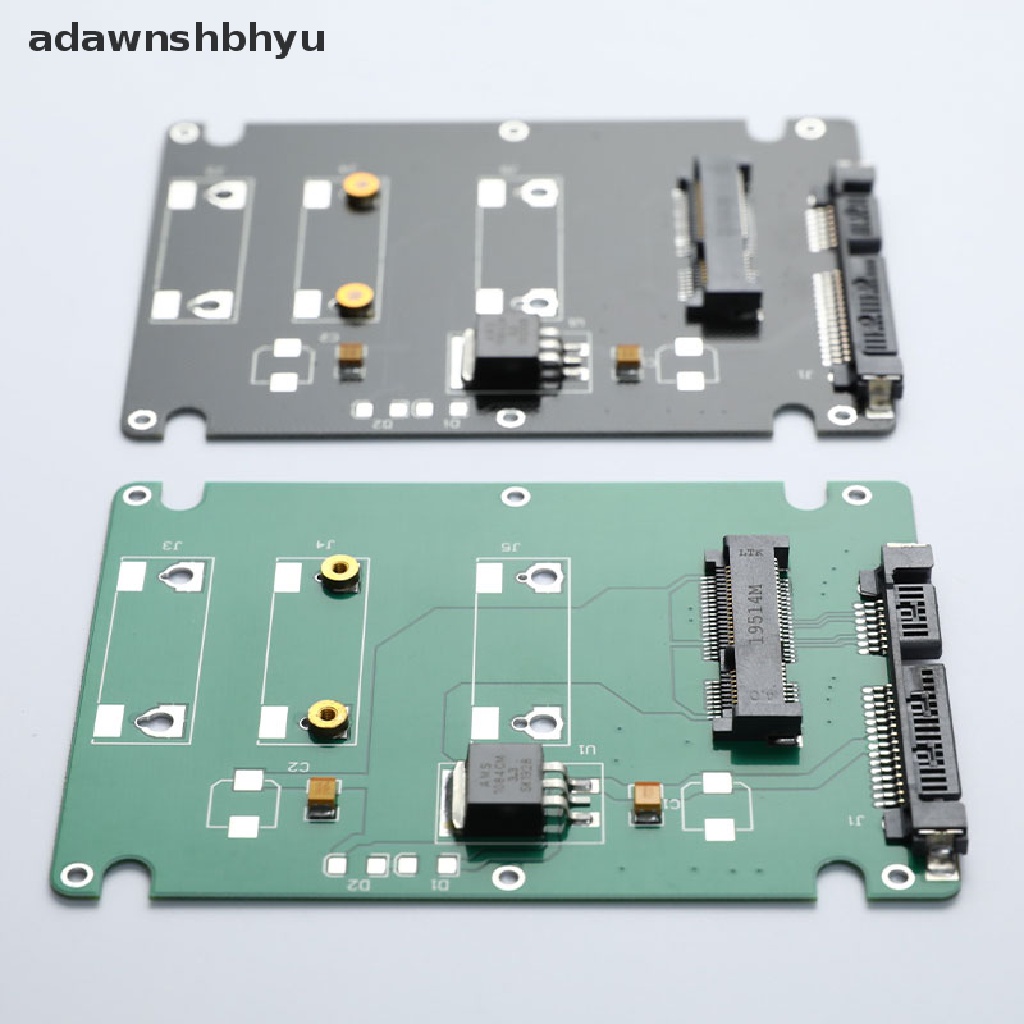 [adawnshbhyu] Konektor Kartu Converter Adapter SSD mSATA Ke 2.5inch SATA 3dengan Casing 2.5inch