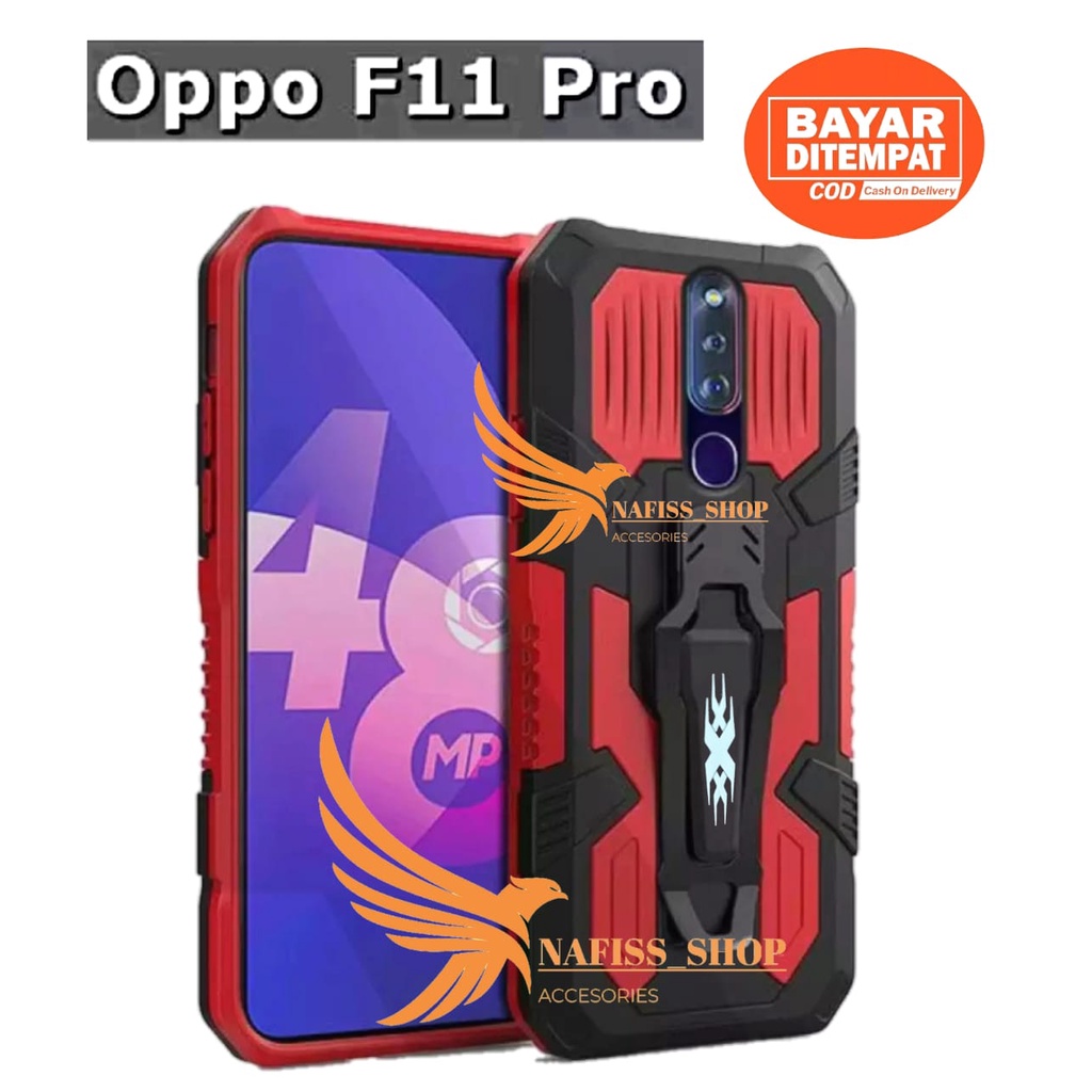 Oppo F11 Pro Armor Case Robot Oppo F11 Pro Hard Case Belt Clip Robot Transformer Soft Hybrid Leather