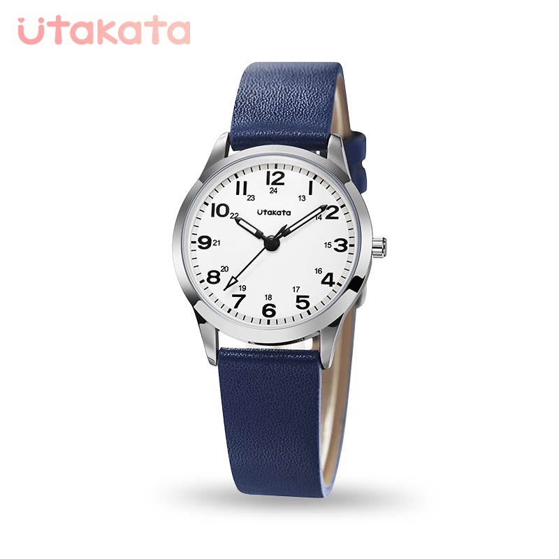 UTAKATA A0002 Jam Tangan Wanita Analog Tali Kulit WATCHKITE WKOS