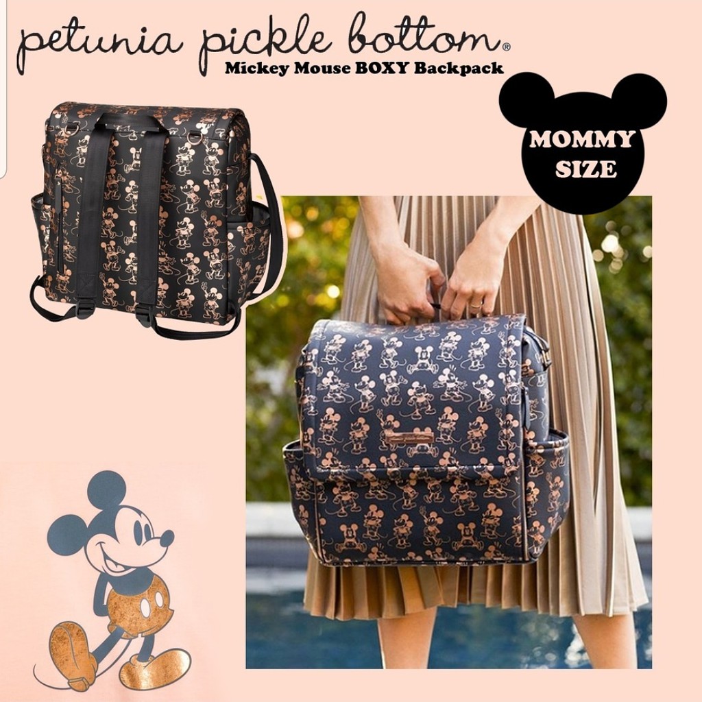 Petunia Pickle Bottom Mickey Mouse Boxy Backpack