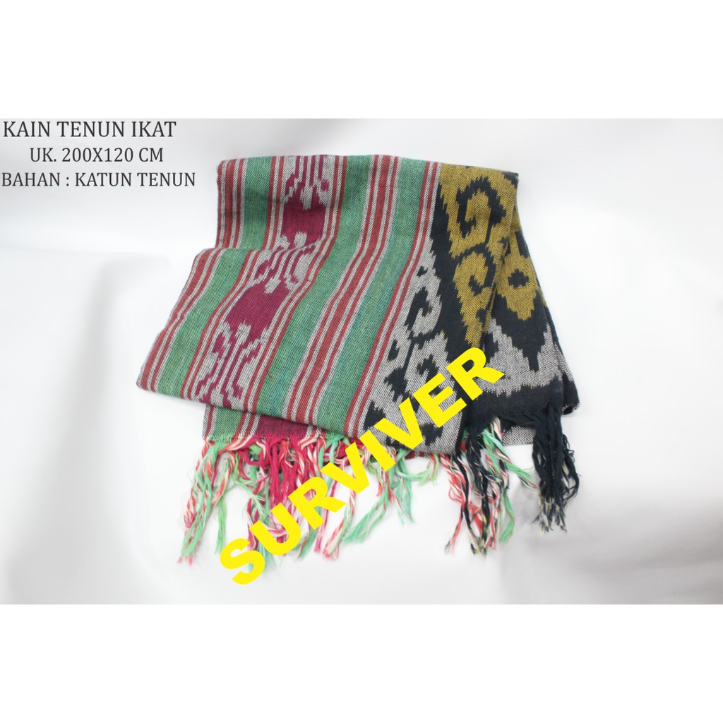 Kain Tenun Ikat Blanket Motif Lurik Bahan Kain Tenun Etnik Tenun Indonesia - 08