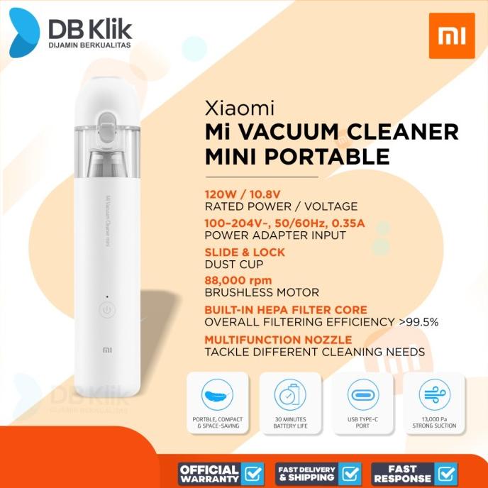 TERBARU Vacuum Cleaner Xiaomi MI Mini Portable - Xiaomi MI Vacuum Cleaner Mini