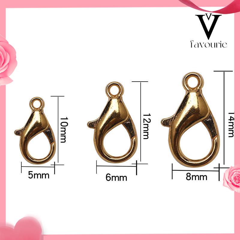 [COD]Aksesoris perhiasan diy 12mm lobster gesper bahan manik-manik tangan kalung gesper gelang koneksi cincin paduan gesper-FA