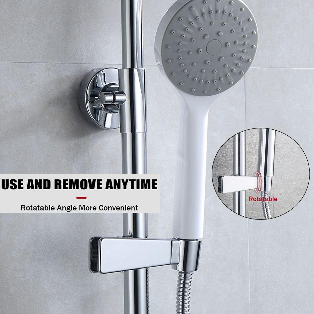 Preva Shower Head Holder Holder Aksesoris Perangkat Keras Kamar Mandi Rumah Sprayer Alas Tetap