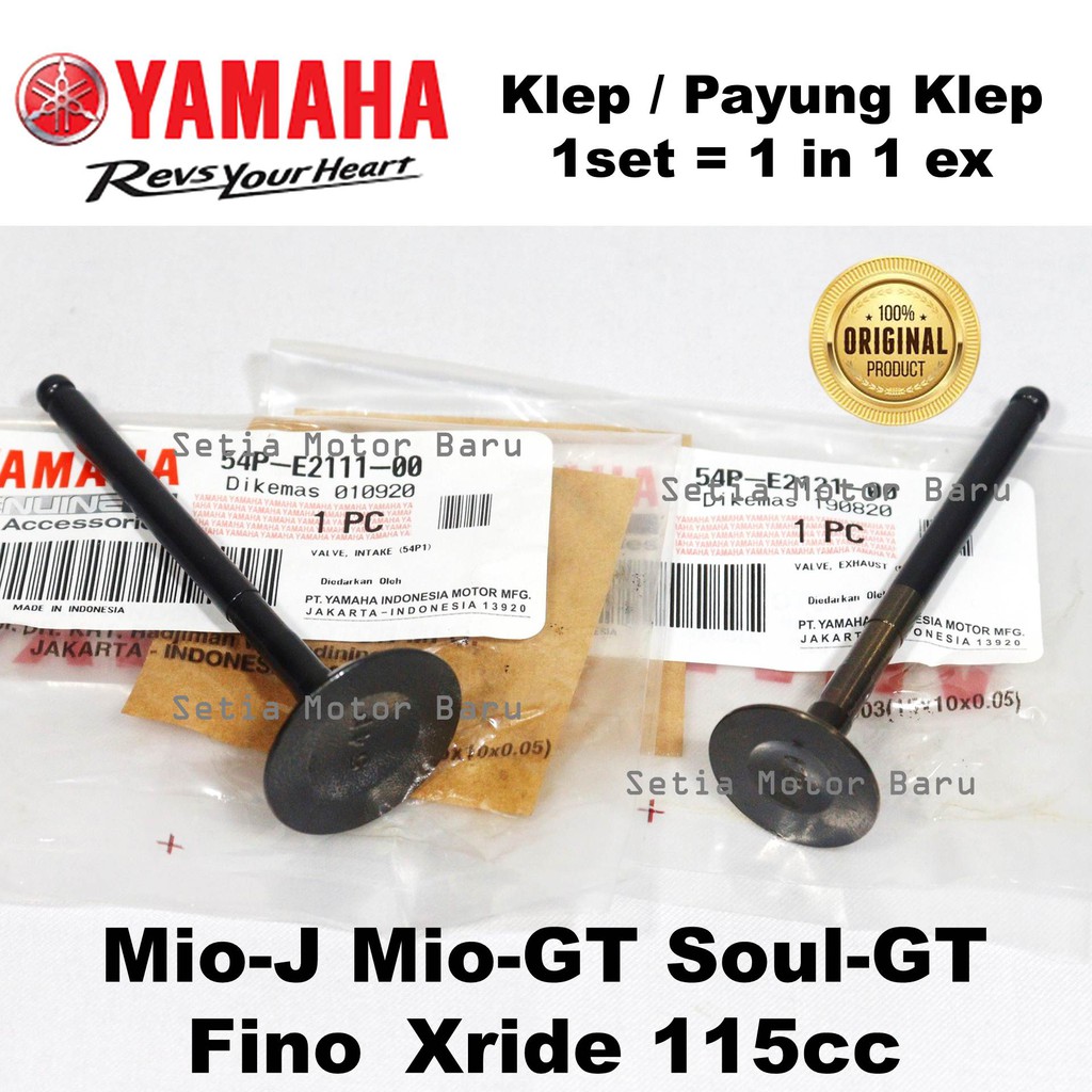 Klep Payung Klep Motor Mio J Mio GT Soul GT Fino Injeksi 115cc Asli Yamaha